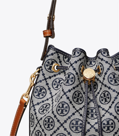 T Monogram Bucket Bag