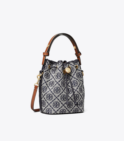 T Monogram Mini Bucket Bag