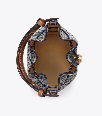 T Monogram Mini Bucket Bag