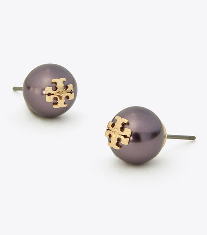 Moondance Pearl Stud Earrings