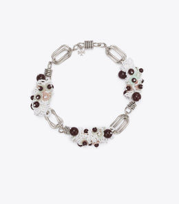 Large Runway Beaded Necklace