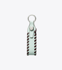 Leather Woven Bag Charm