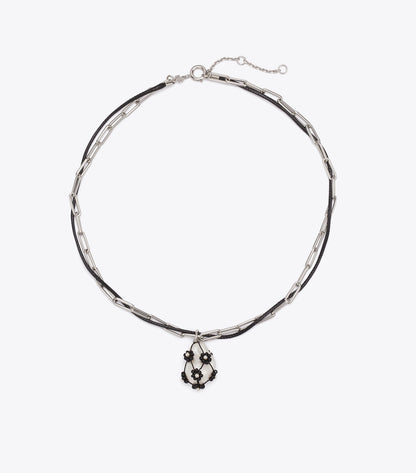Curiosity Double-Strand Pearl Pendant