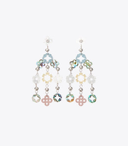 Small Forget Me Not Chandelier Earrings