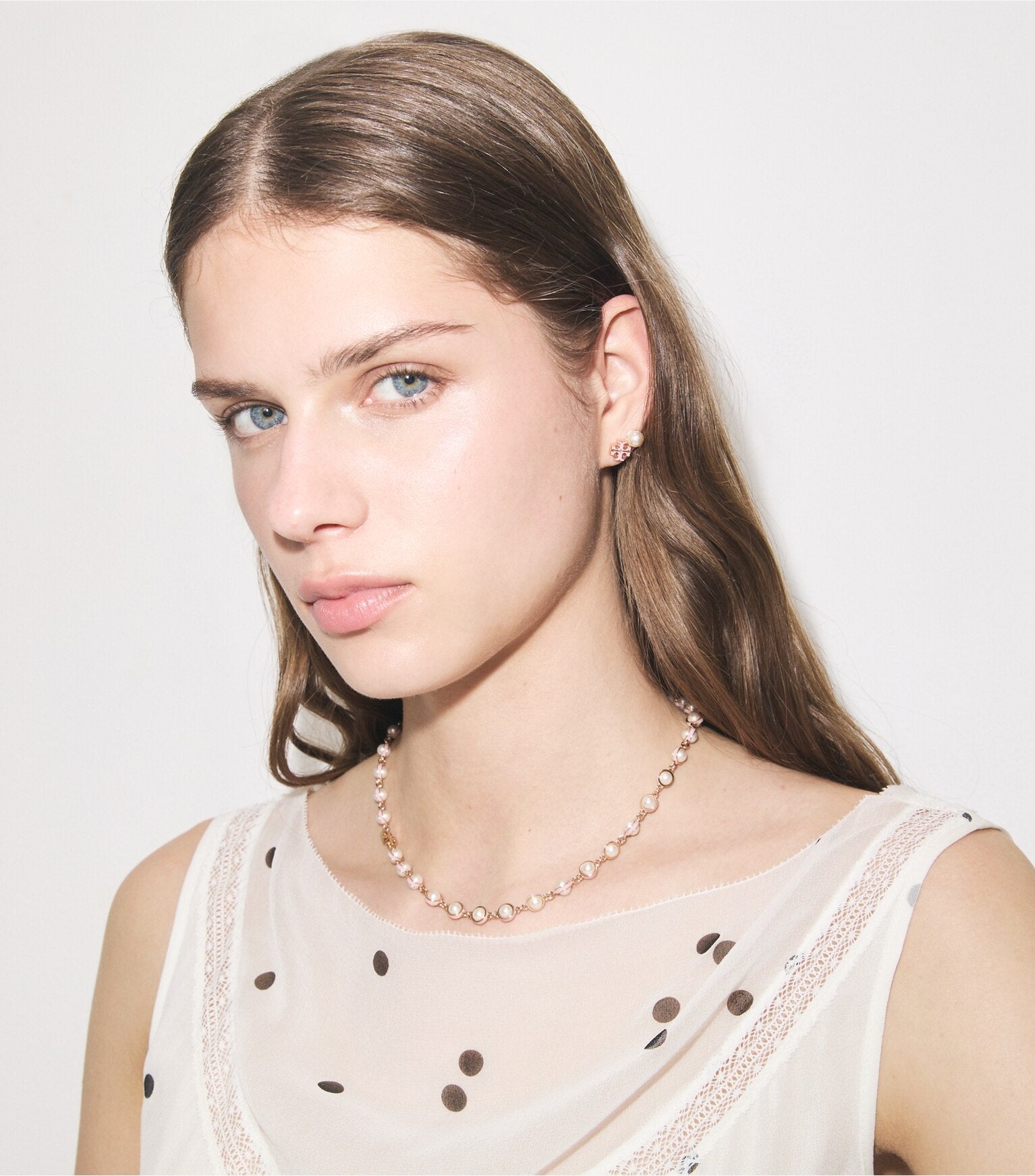 Moondance Logo and Pearl Stud Earrings