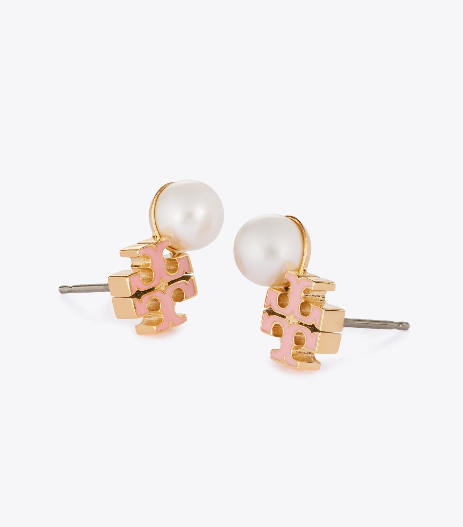 Moondance Logo and Pearl Stud Earrings