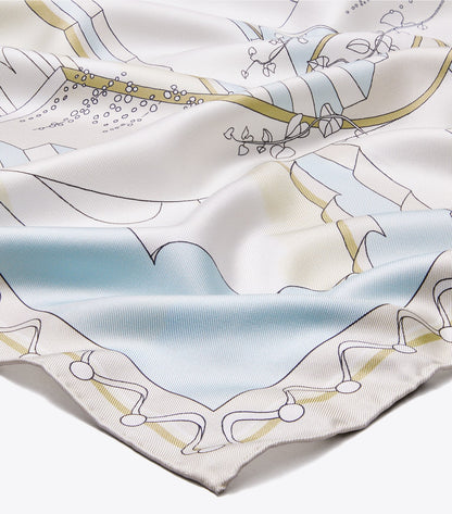 The Pool Silk Square Scarf
