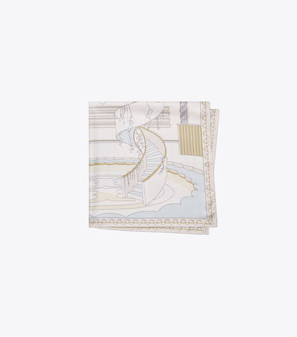 The Pool Silk Square Scarf