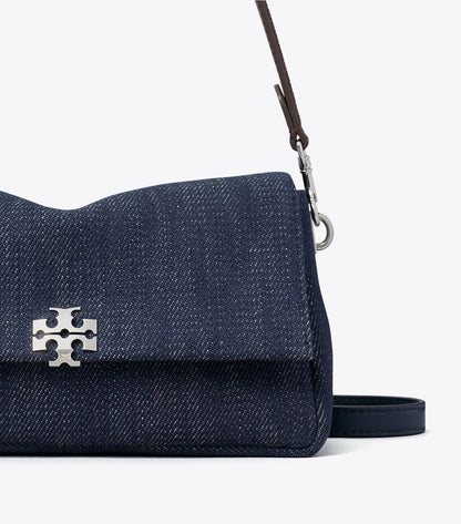 Small Charlie Denim Shoulder Bag