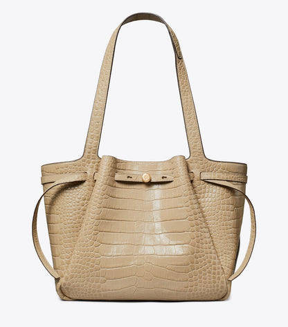 Romy Croc-Embossed Tote
