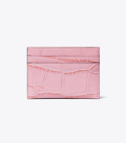 Charlie Croc-Embossed Card Case