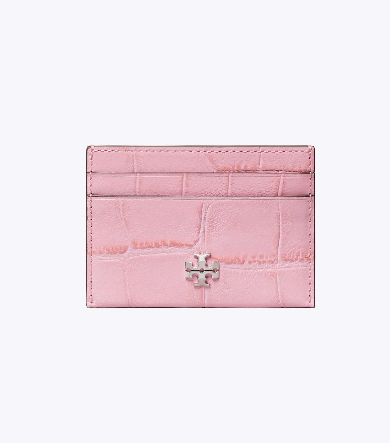 Charlie Croc-Embossed Card Case