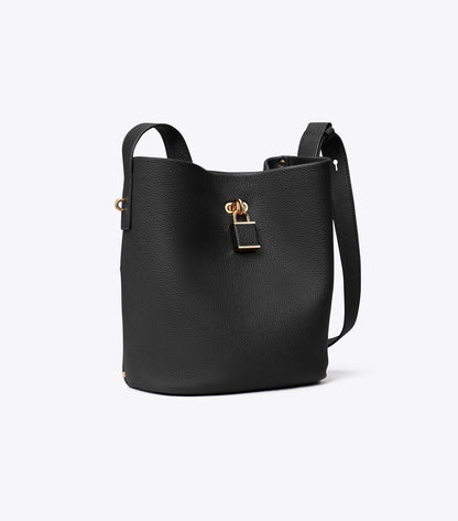 Medium Lock Slim Bucket Bag