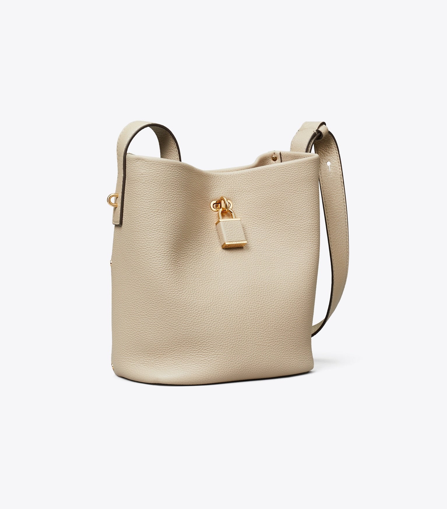 Medium Lock Slim Bucket Bag