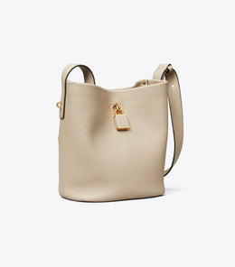 Medium Lock Slim Bucket Bag