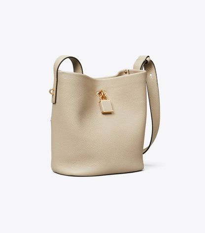 Medium Lock Slim Bucket Bag