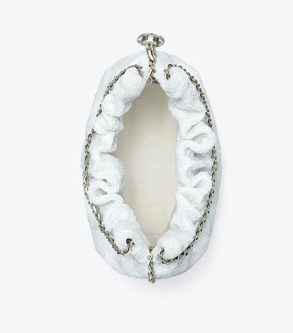 Mini Fleming Sequin Hobo Bag