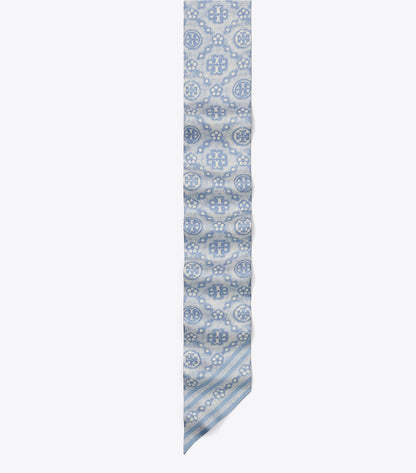 T Monogram Silk Ribbon Tie