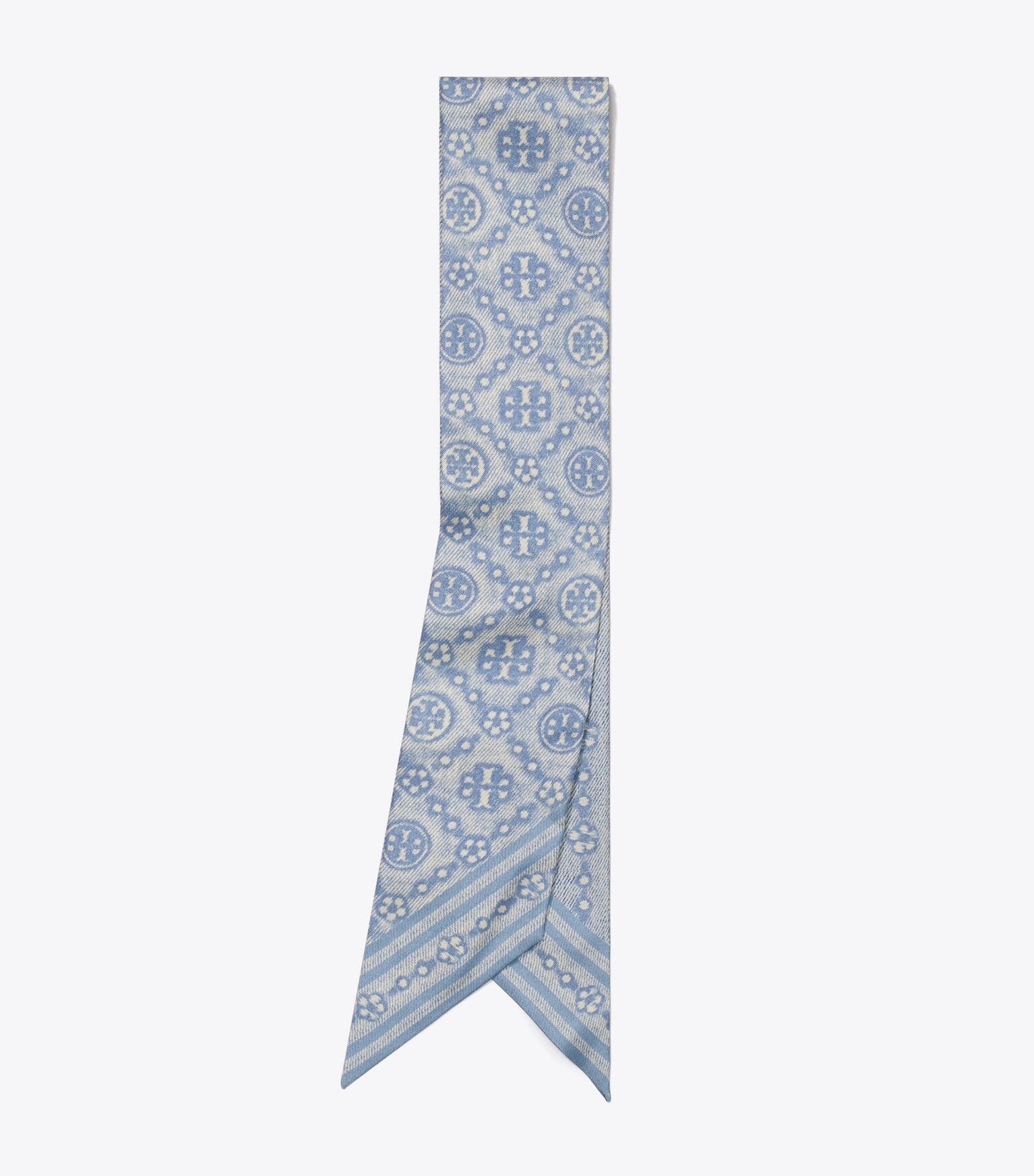 T Monogram Silk Ribbon Tie