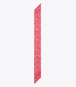 T Monogram Silk Ribbon Tie