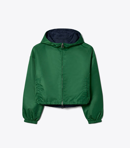Reversible Cropped Nylon Jacket
