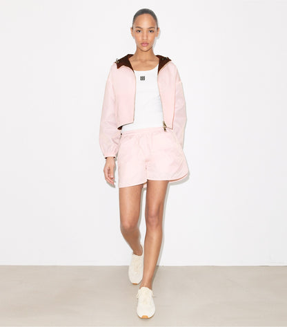 Reversible Cropped Nylon Jacket