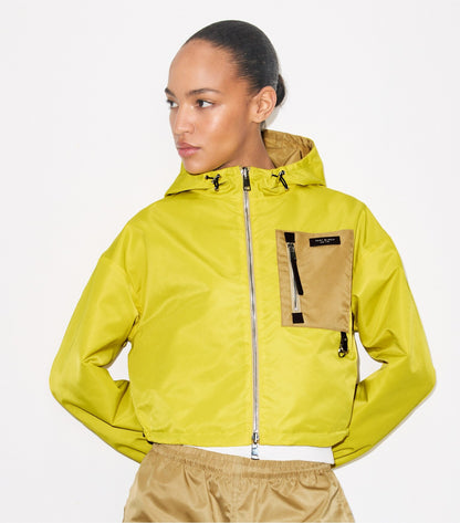 Reversible Cropped Nylon Jacket