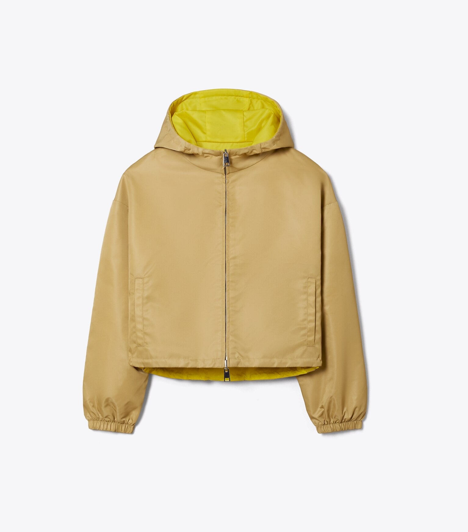 Reversible Cropped Nylon Jacket