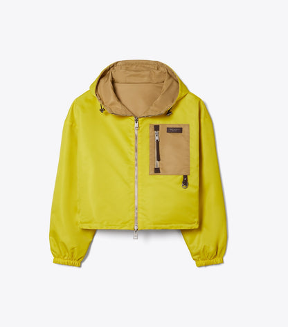 Reversible Cropped Nylon Jacket