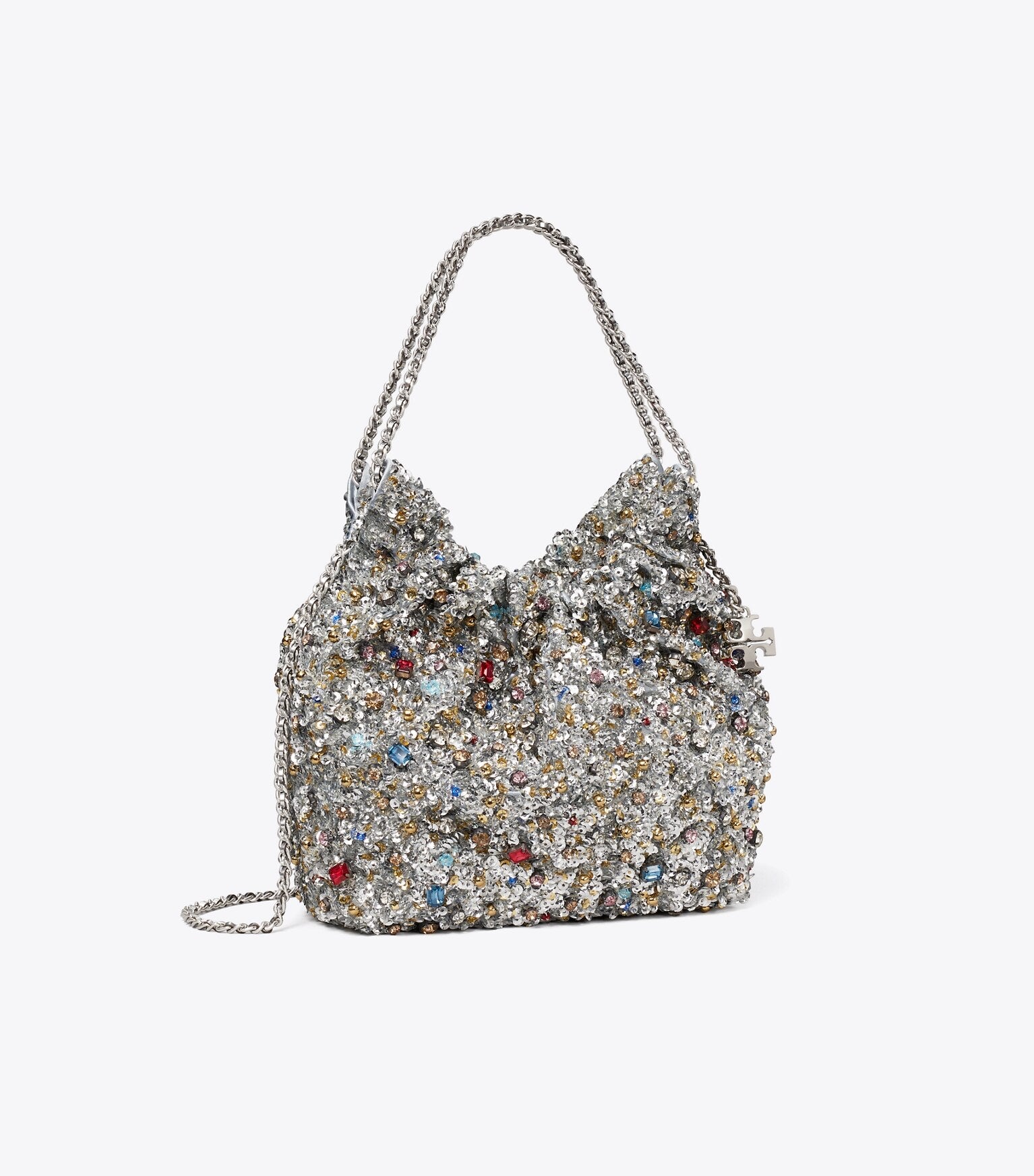 Mini Fleming Embellished Hobo Bag