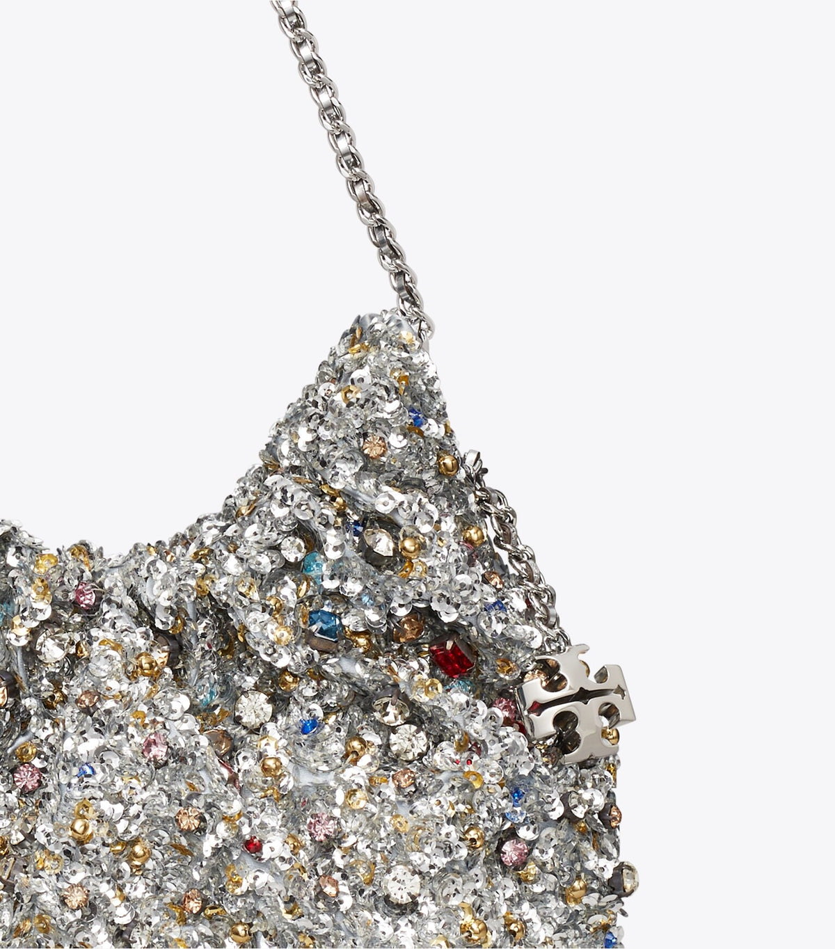 Mini Fleming Embellished Hobo Bag