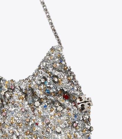 Mini Fleming Embellished Hobo Bag