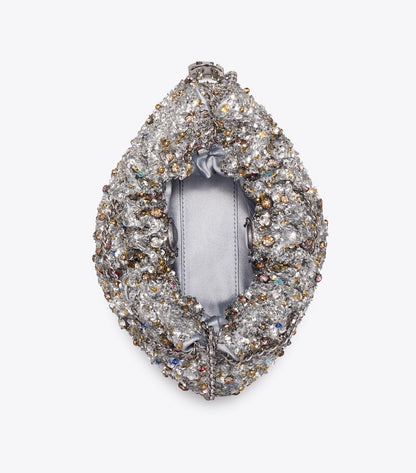 Mini Fleming Embellished Hobo Bag