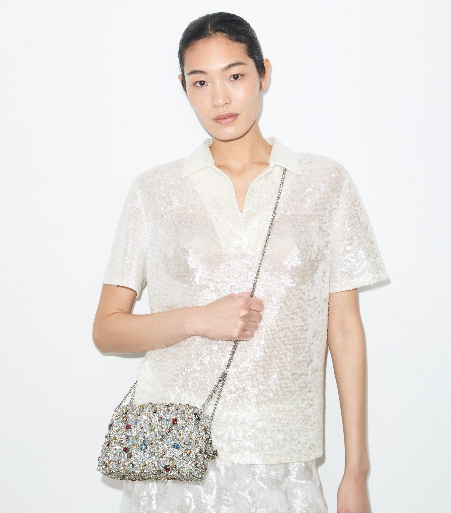 Fleming Embellished Soft Crossbody Bag