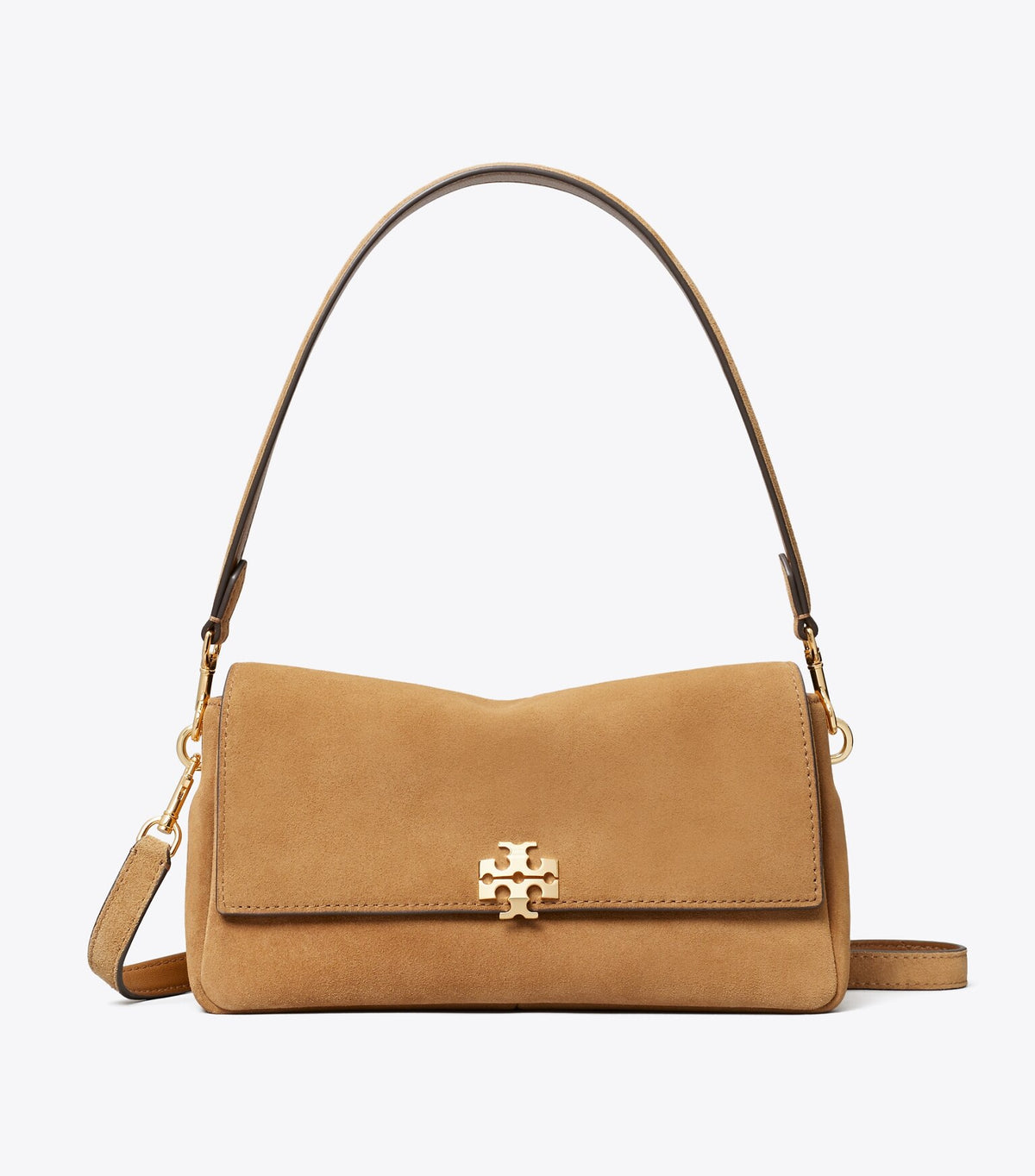 Small Charlie Suede Shoulder Bag