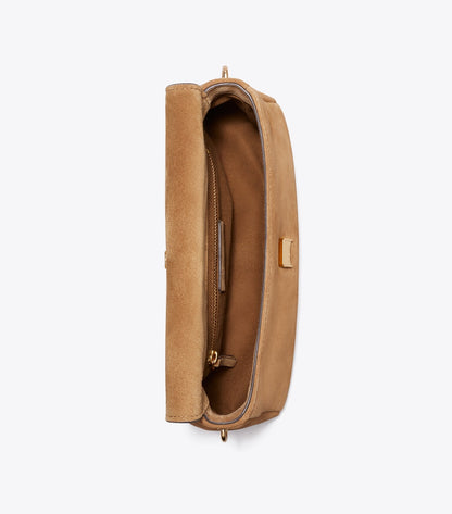 Small Charlie Suede Shoulder Bag