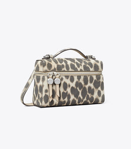 Slim Romy Suede Top Handle