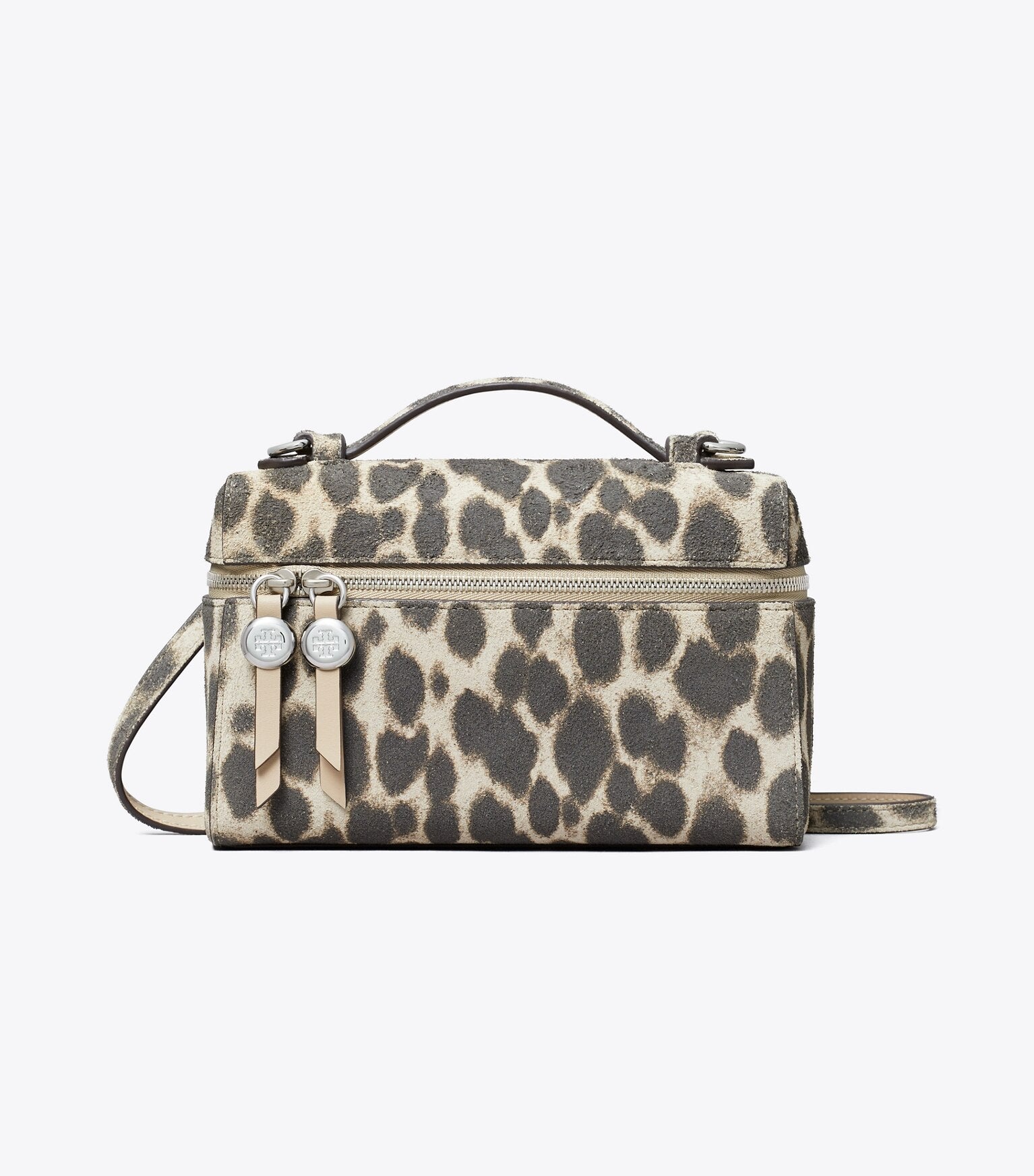 Slim Romy Suede Top Handle
