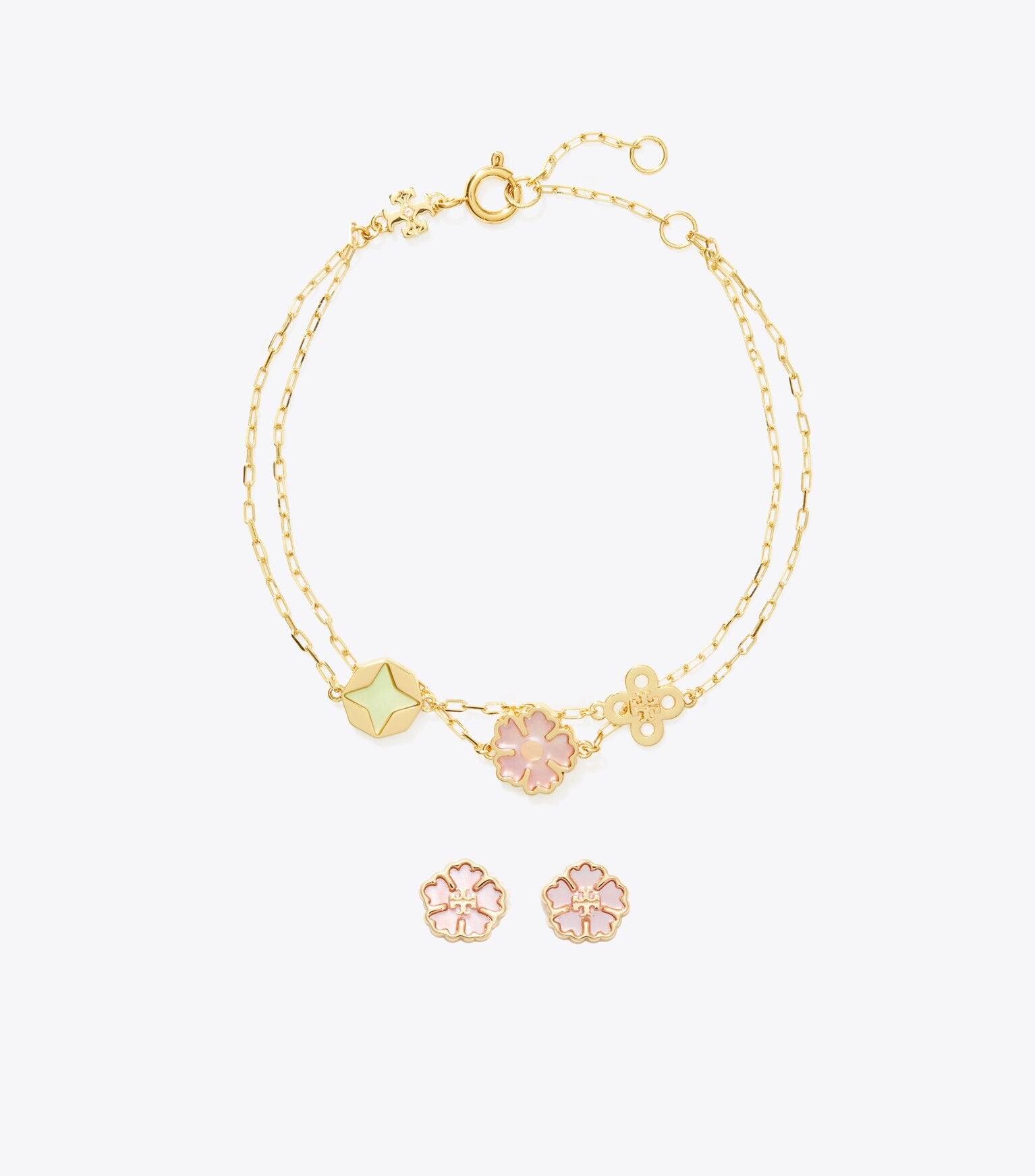 Forget Me Not Bracelet and Earrings Gift Set