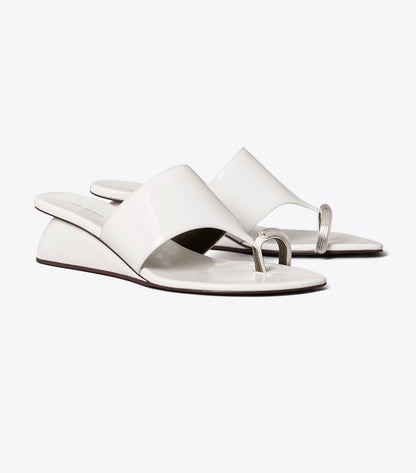 Pierced Wedge Sandal