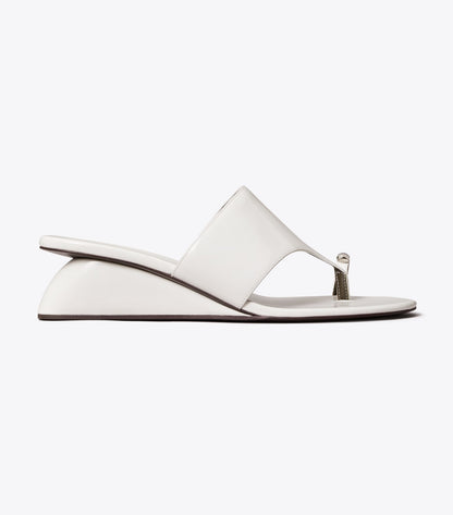 Pierced Wedge Sandal