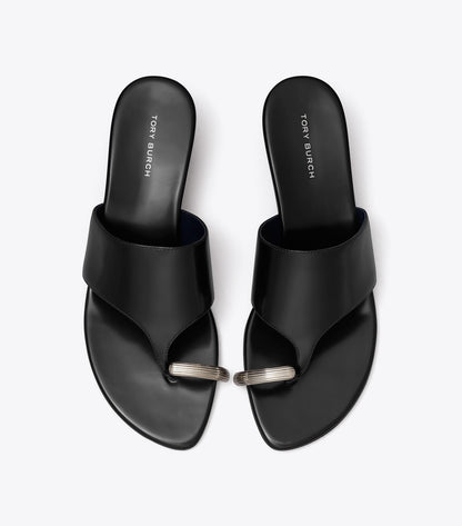 Pierced Wedge Sandal