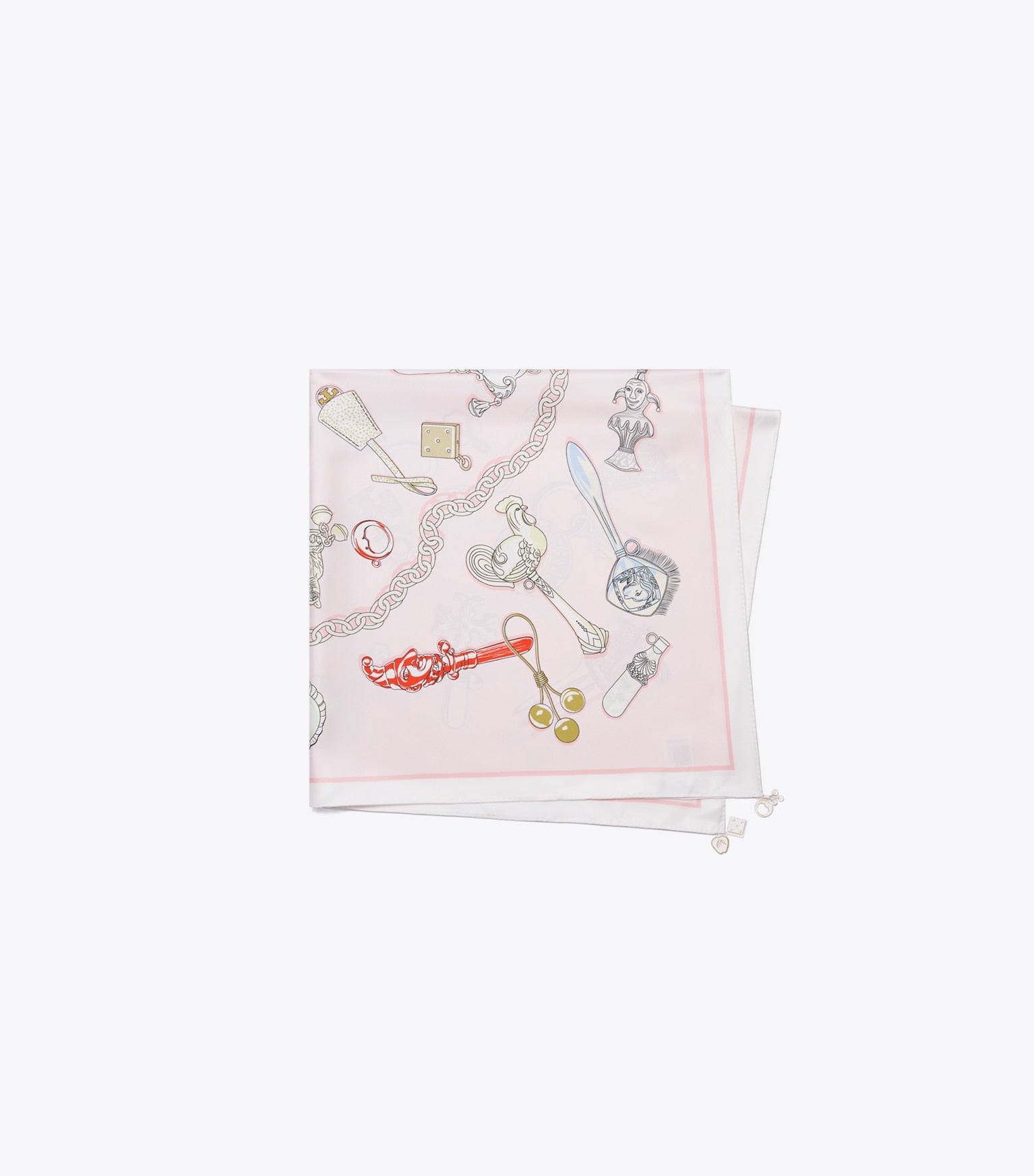 Rattles Silk Square Scarf