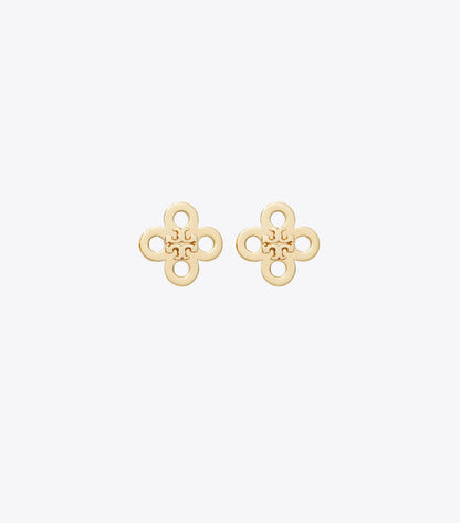 Forget Me Not Clover Stud Earring
