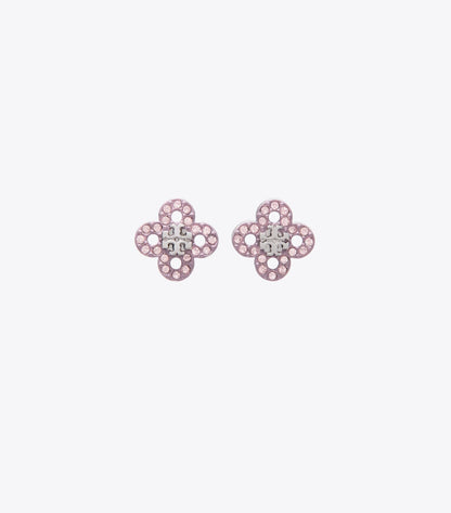 Forget Me Not Clover Stud Earrings