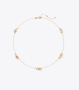 Icon Pavé Interlocking Necklace