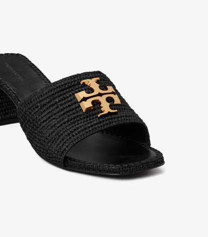 Eleanor Raffia Heeled Sandal