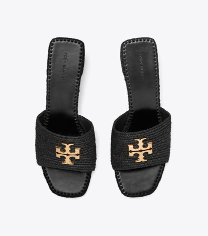 Eleanor Raffia Heeled Sandal