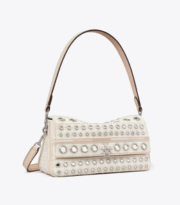Small Charlie Embellished Shoulder Bag