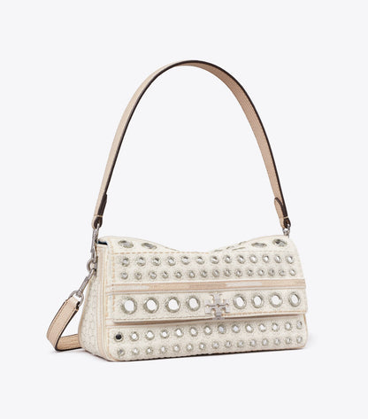 Small Charlie Embellished Shoulder Bag